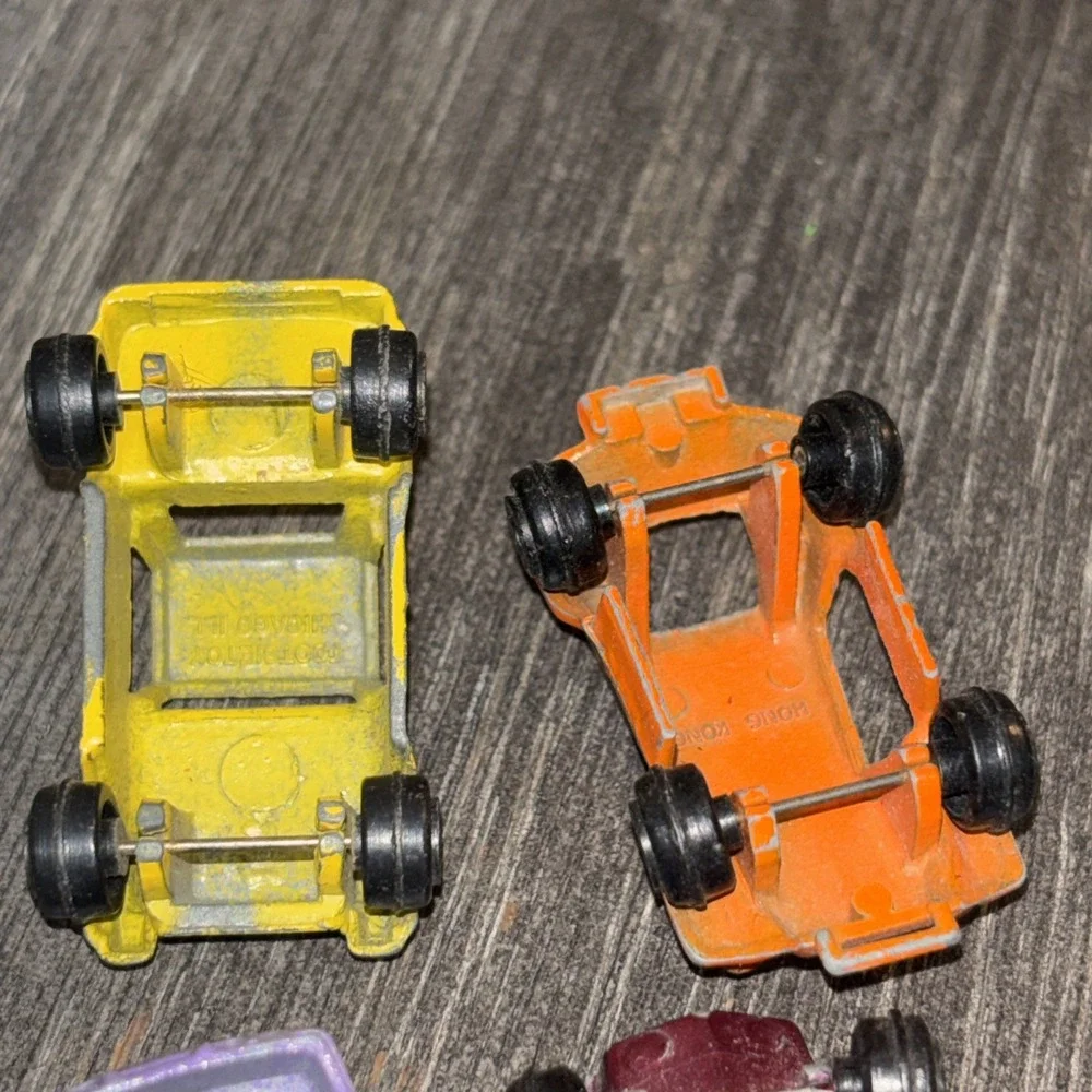 Lot Of 4 Tootsie Toy Metal Cars And Boat